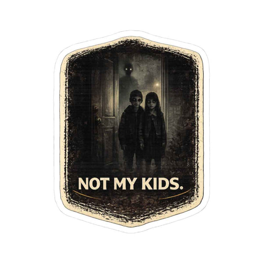 Black Eyed Children Sticker - Dark Humor Horror Decal