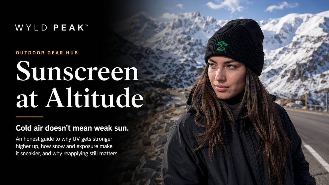 Sunscreen at Altitude: Why Hiking Higher Changes Your UV Exposure