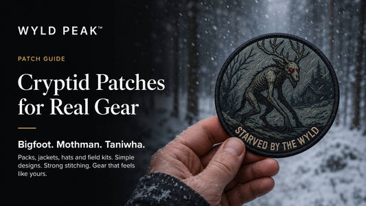 Cryptid Patches for Outdoor Gear That Actually Feels Yours