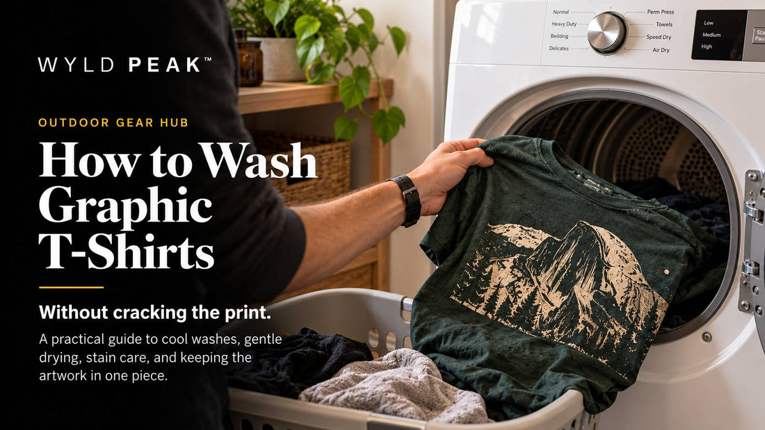 How to Wash Graphic T-Shirts Without Cracking the Print