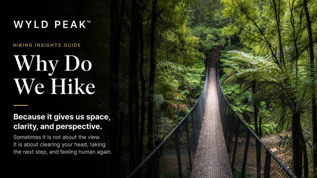 Why Do We Hike When No One Is Making Us Do It?
