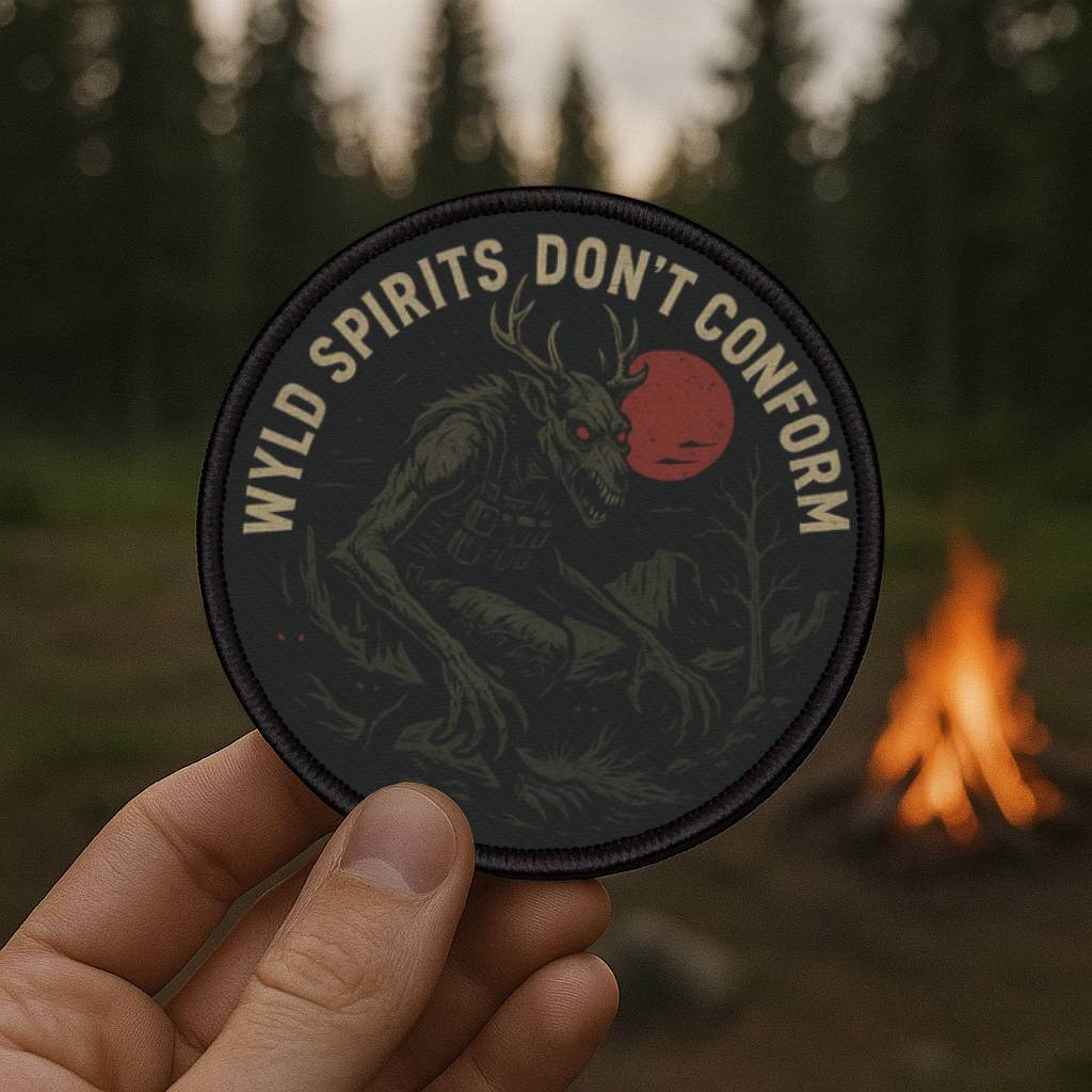 Cryptid Patches Iron On | Mythical Lore Badges