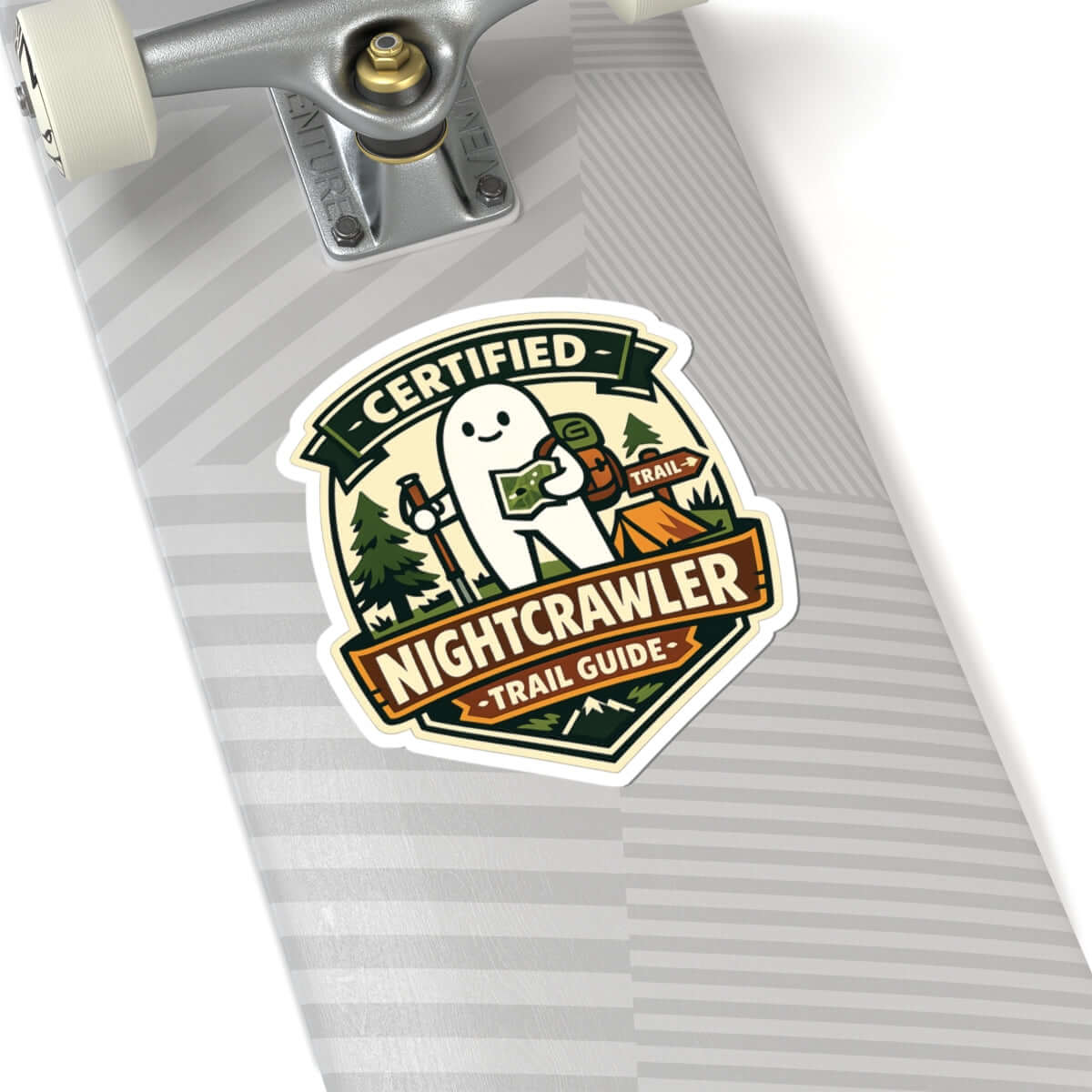 Cryptid Sticker - Fresno Nightcrawler Trail Guide Vinyl Decal