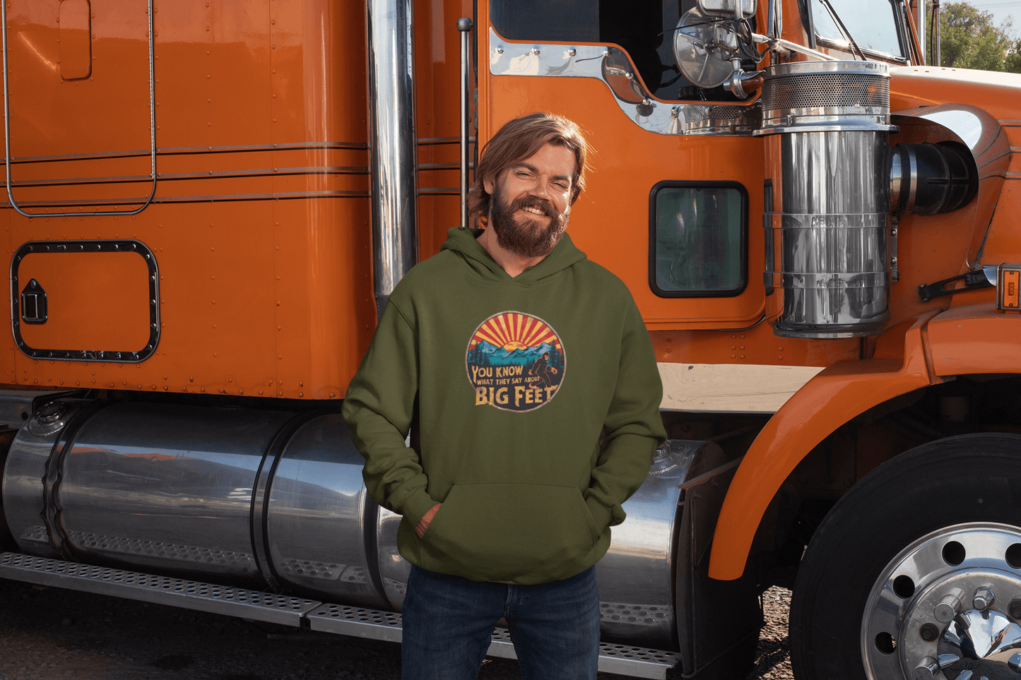 Bigfoot Hoodie – Cozy Outdoor Sweatshirt for Hikers & Adventure Seekers