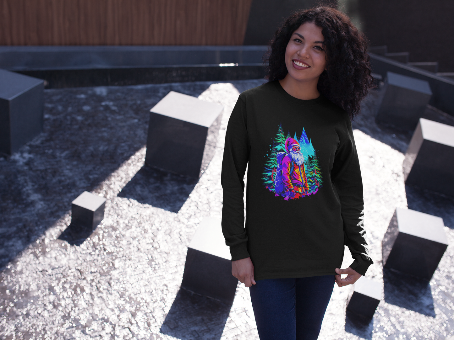 Christmas Ultra Cotton Long Sleeve Tee – Festive & Cozy Unisex Shirt