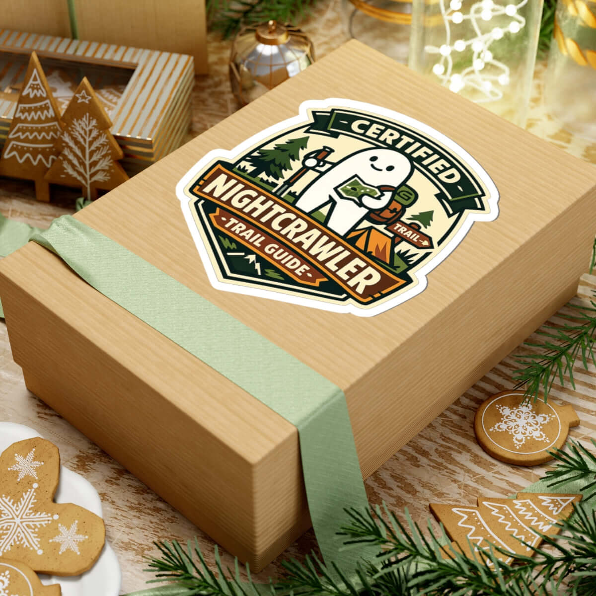 Cryptid Sticker - Fresno Nightcrawler Trail Guide Vinyl Decal