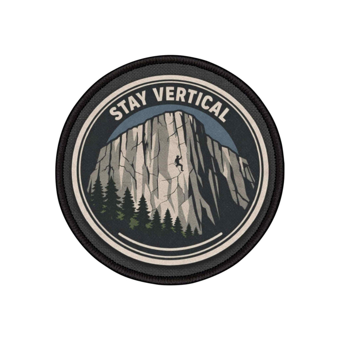 Yosemite Patch - “Stay Vertical” Iron-On Badge for Backpacks, Jackets & Gear
