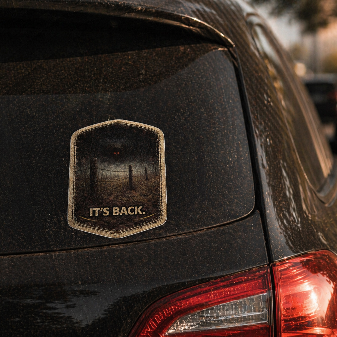 Chupacabra Sticker - Cryptid Horror Decal for Outdoor Gear