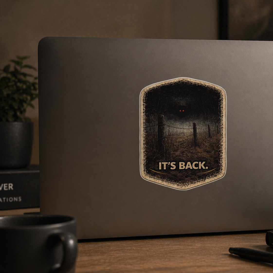 Chupacabra Sticker - Cryptid Horror Decal for Outdoor Gear