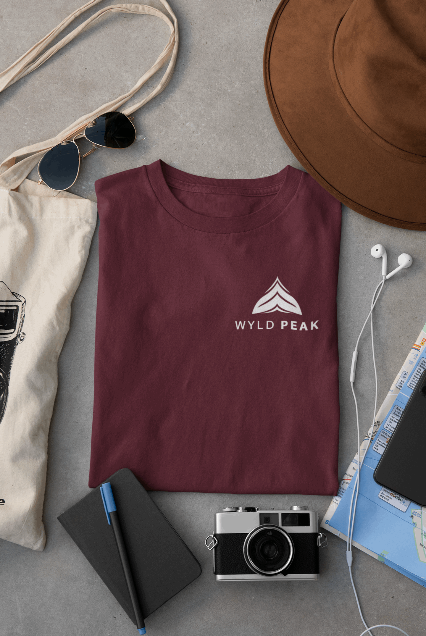 Classic Men's Organic Cotton T-Shirt – Soft & Sustainable Outdoor Tee