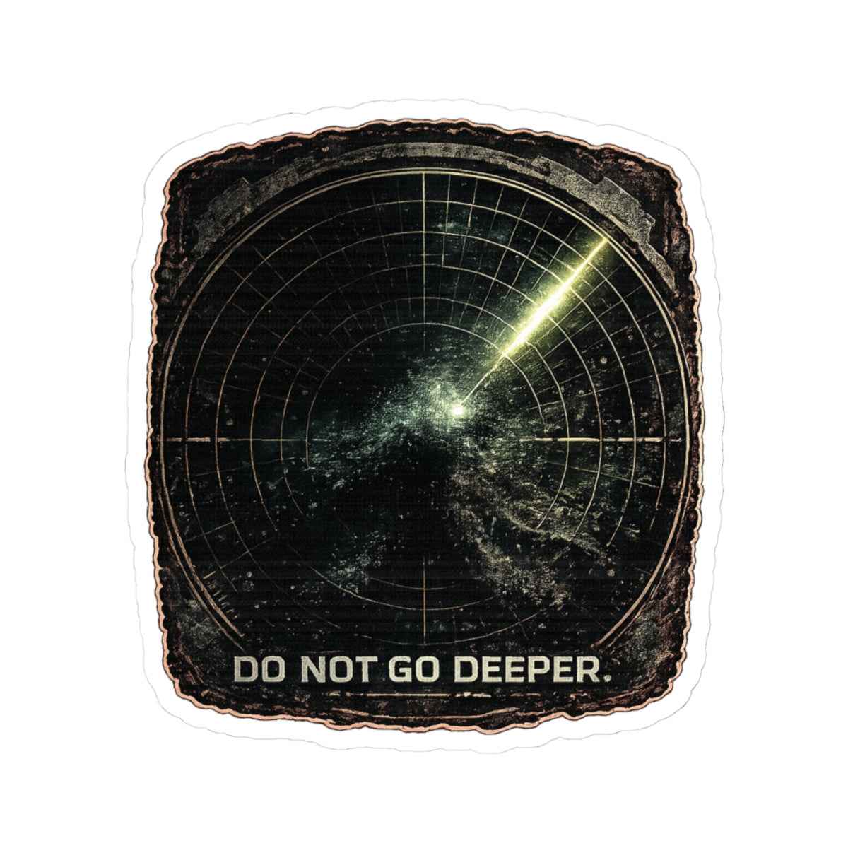 Cthulhu Sticker - Sonar Deep Sea Horror Vinyl Decal
