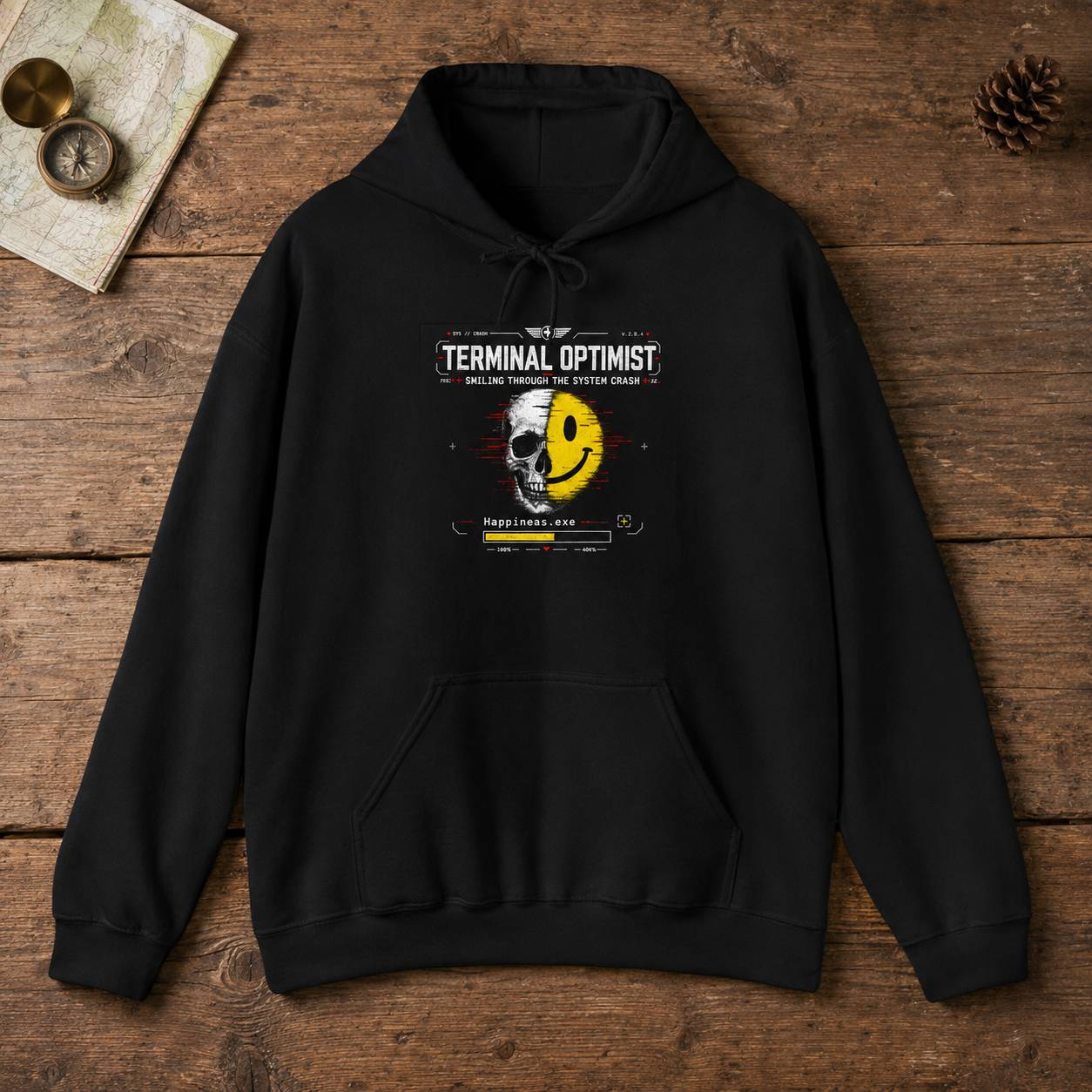 Cyberpunk Hoodie for Coders and Glitch Streetwear