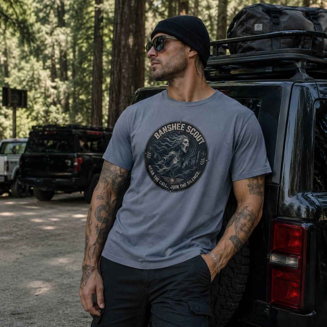 Banshee Scout T Shirt - Folklore Horror Graphic Tee