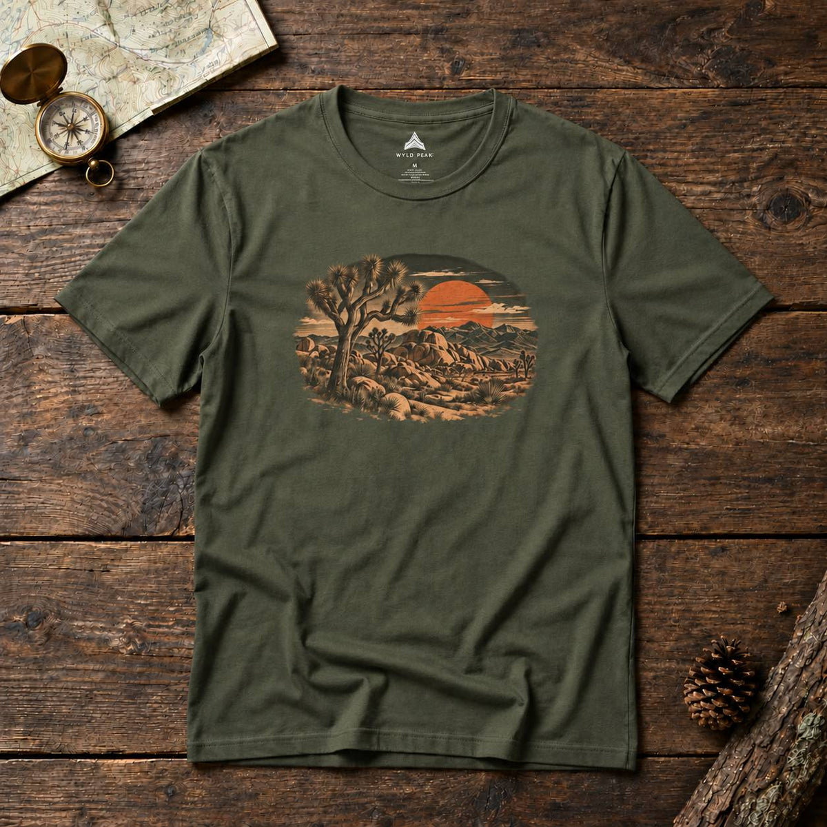 Joshua Tree National Park Desert Sunset T-Shirt