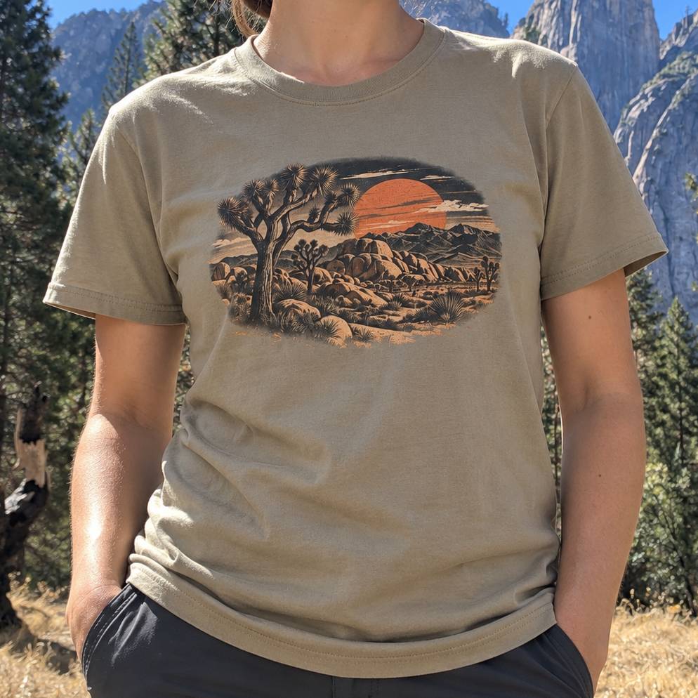 Joshua Tree National Park Desert Sunset T-Shirt