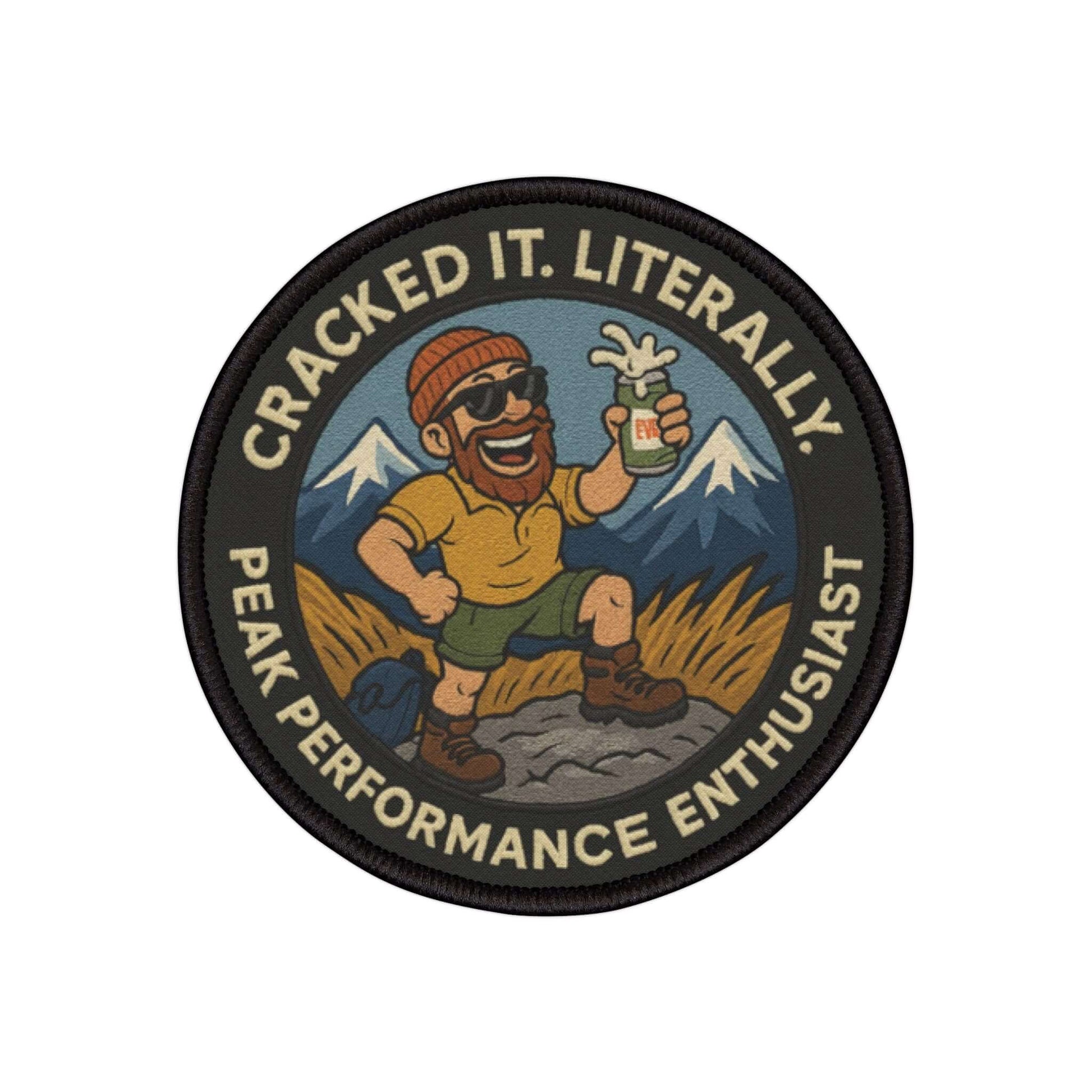 Product close-up of Wyld Peak Kiwi Summit Sip Club patch with white background