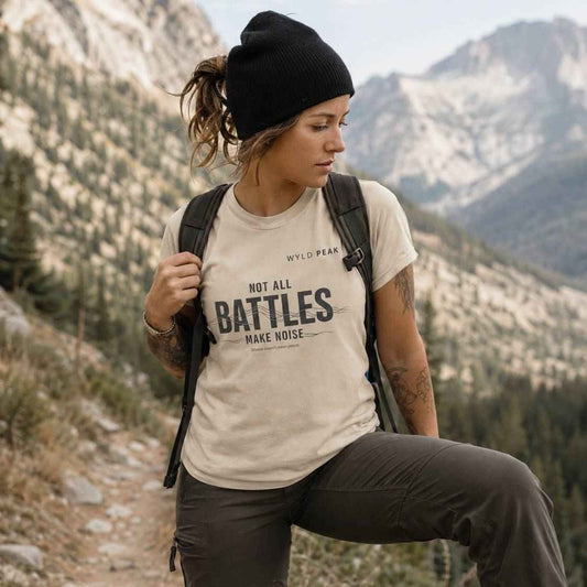 Not All Battles Make Noise T Shirt - Quiet Strength Tee