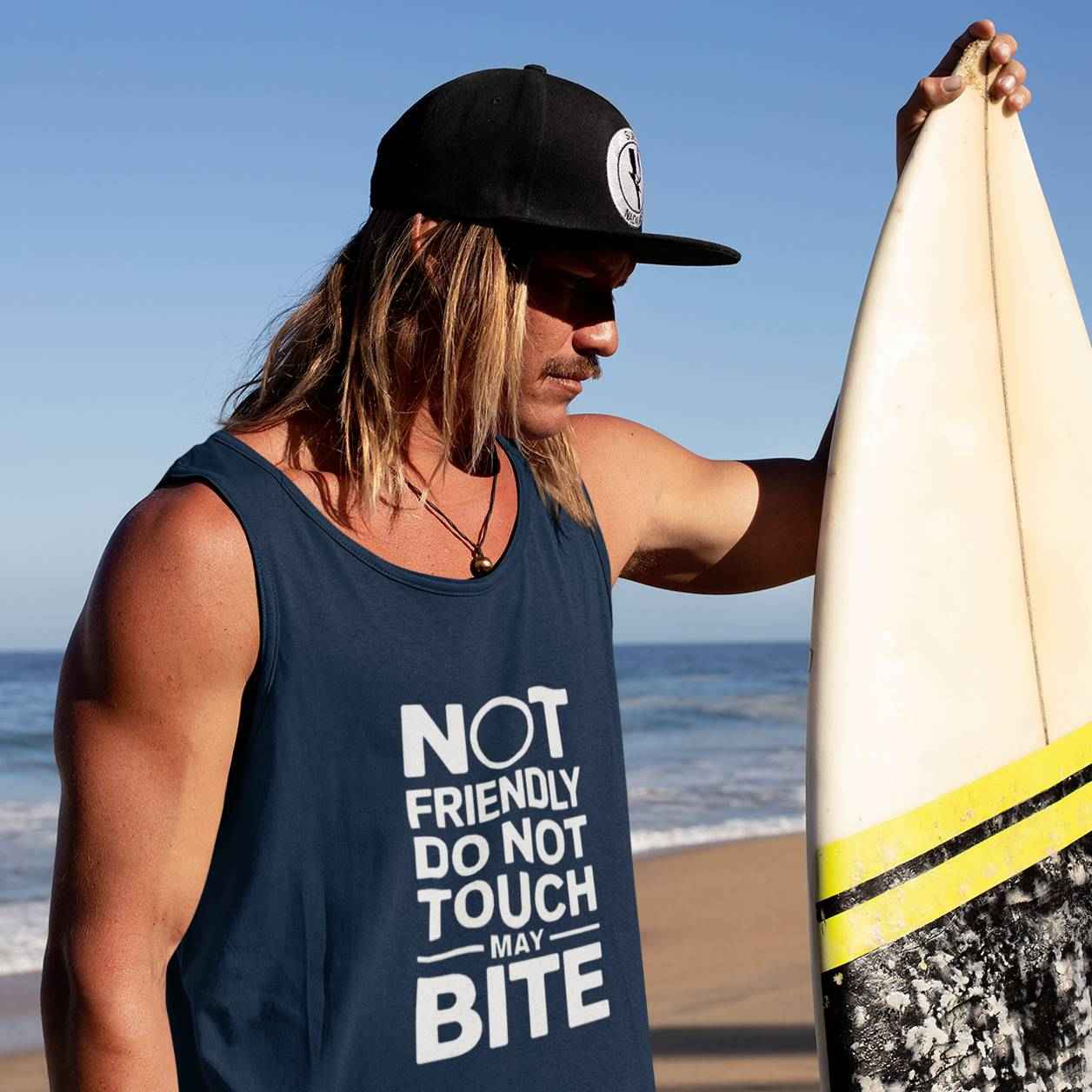 “Not Friendly” Organic Cotton Tank – Unisex Fit, Lightweight & Ethical
