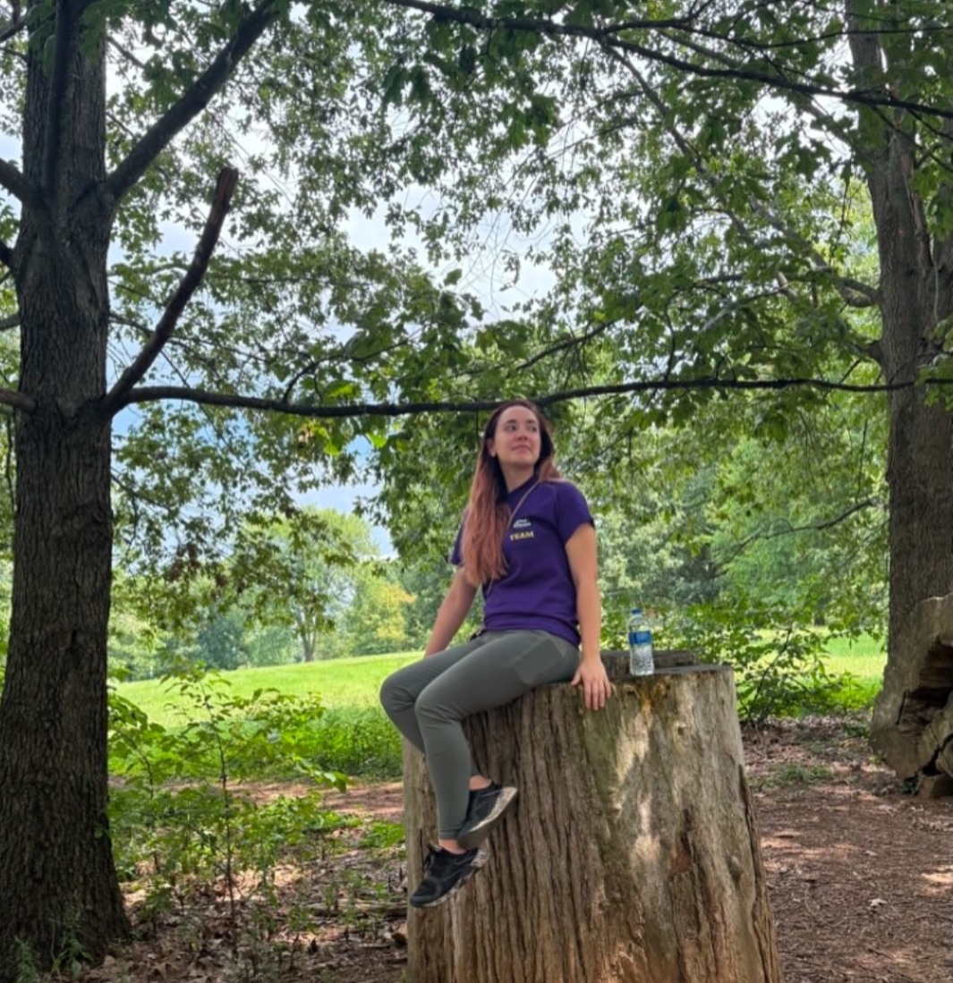 Savannah, Wyld Peak brand ambassador from Kentucky, blending fashion and hiking style outdoors.