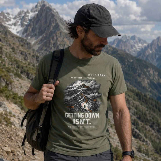 The Summit Is Optional T Shirt - Colorado 14ers Hiking Tee