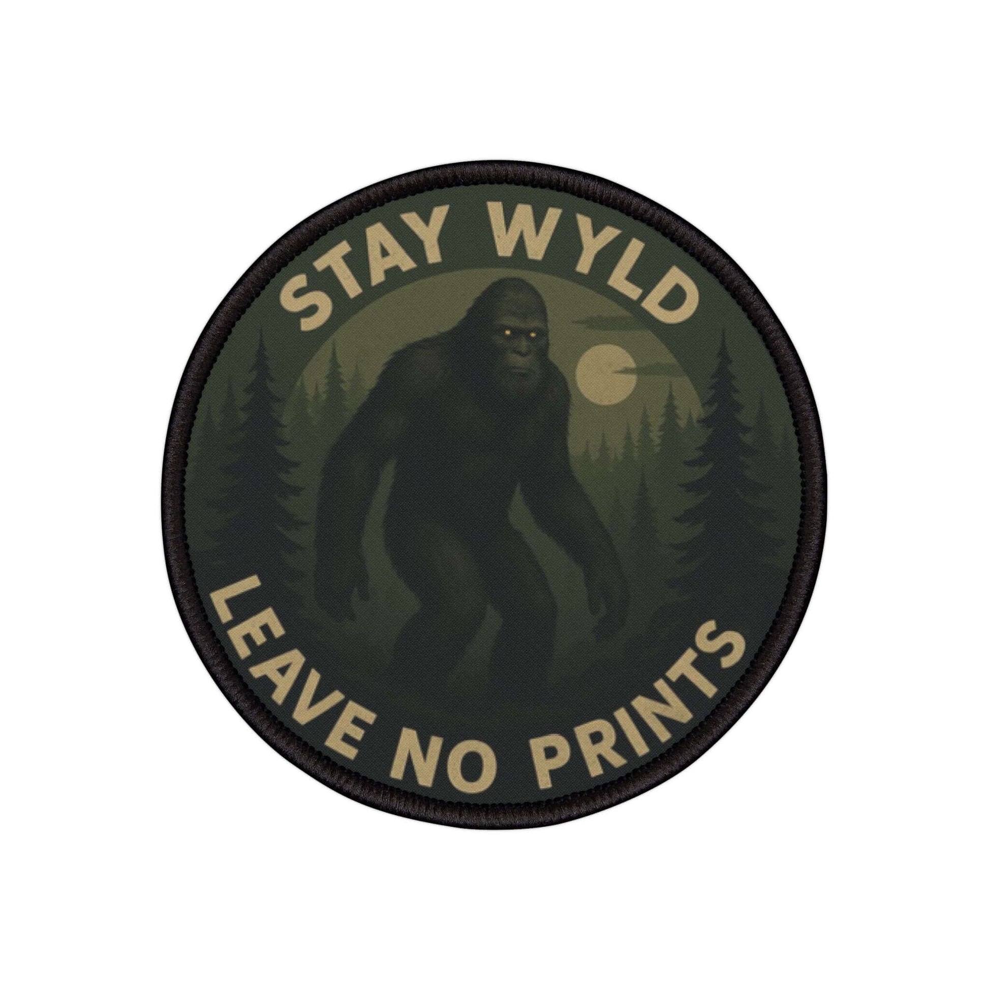 Wyld Peak Bigfoot patch product image on a white background