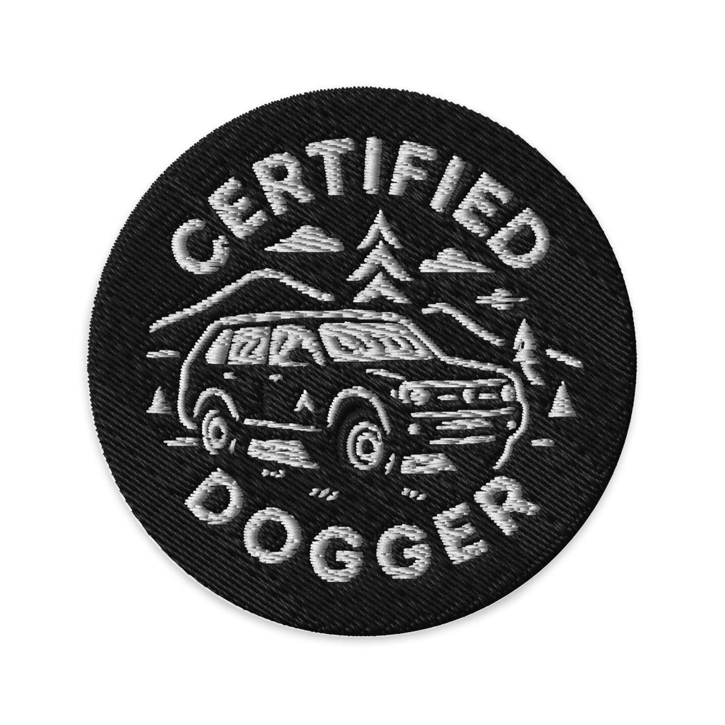 Certified Dogger Patch by Wyld Peak shown on a clean white background