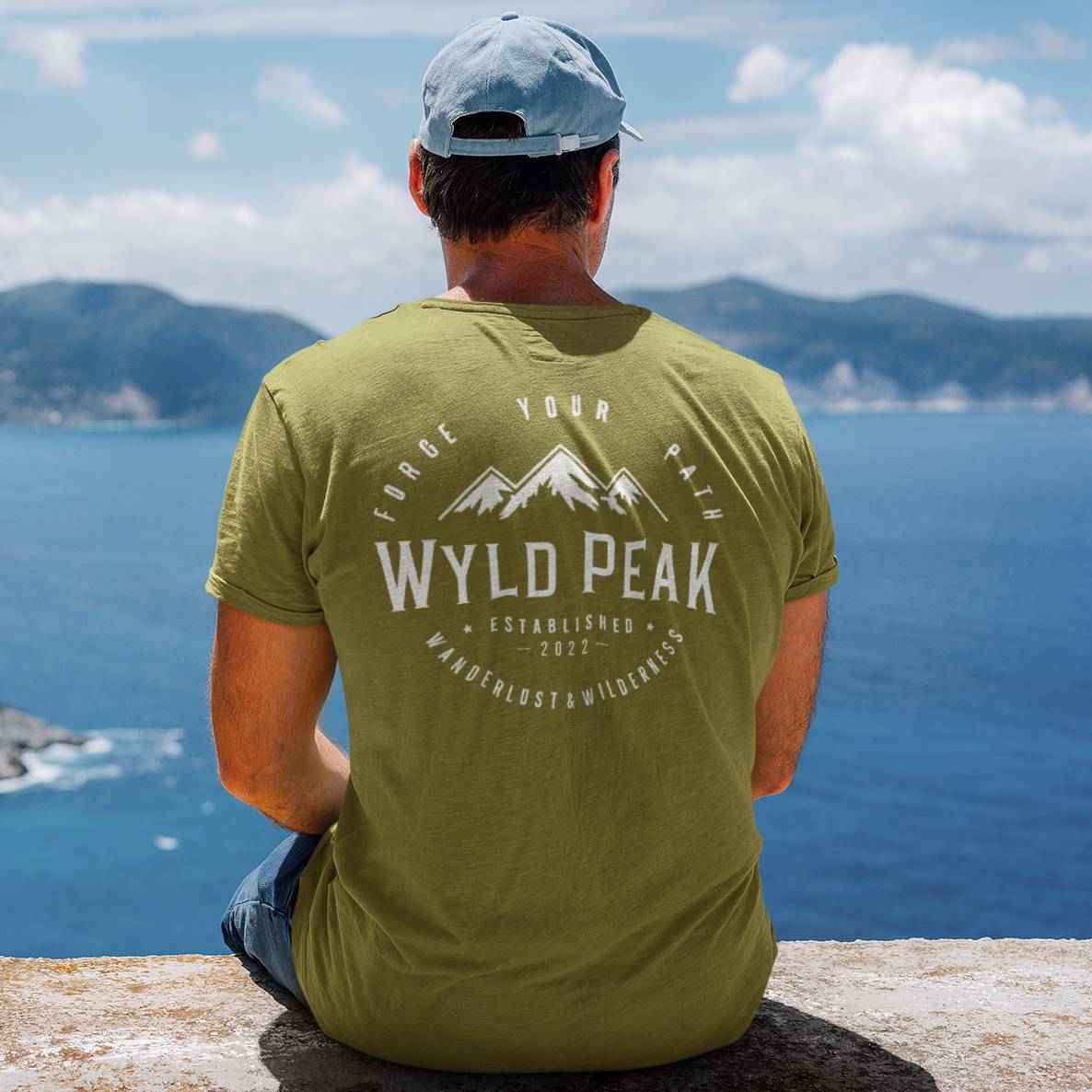 Classic Men's Organic Cotton T-Shirt – Soft & Sustainable Outdoor Tee