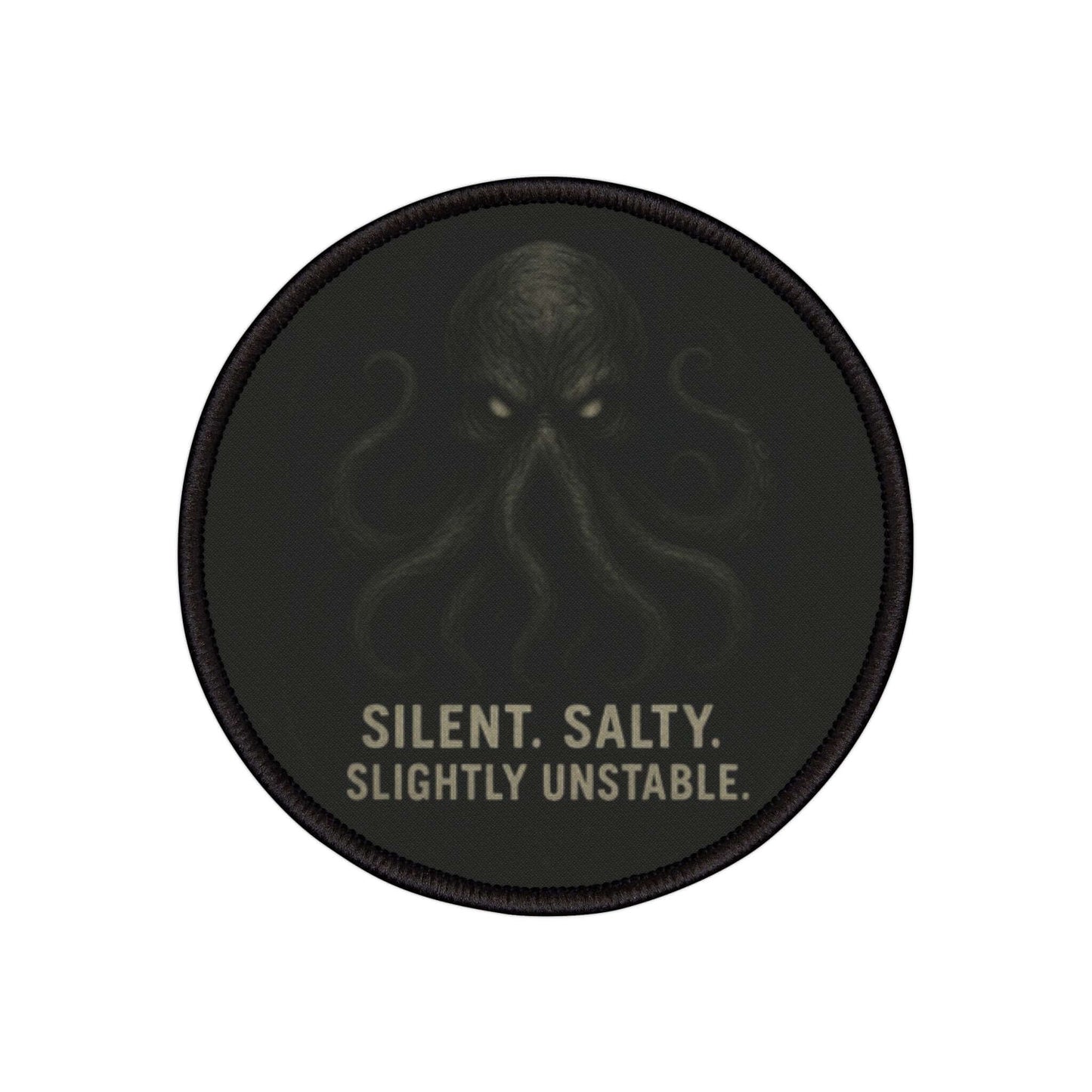 Close-up product image of Wyld Peak Cthulhu patch on a clean white background