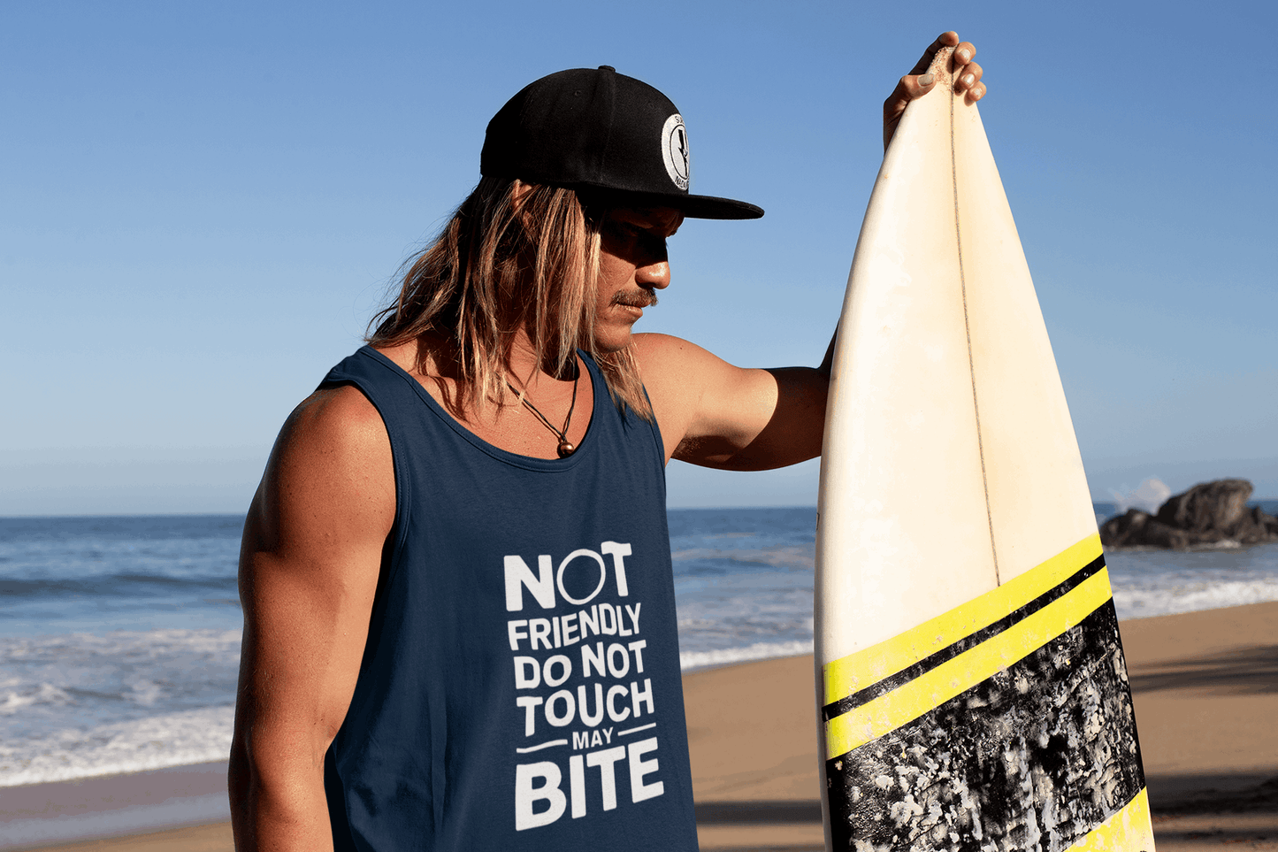 “Not Friendly” Organic Cotton Tank – Unisex Fit, Lightweight & Ethical