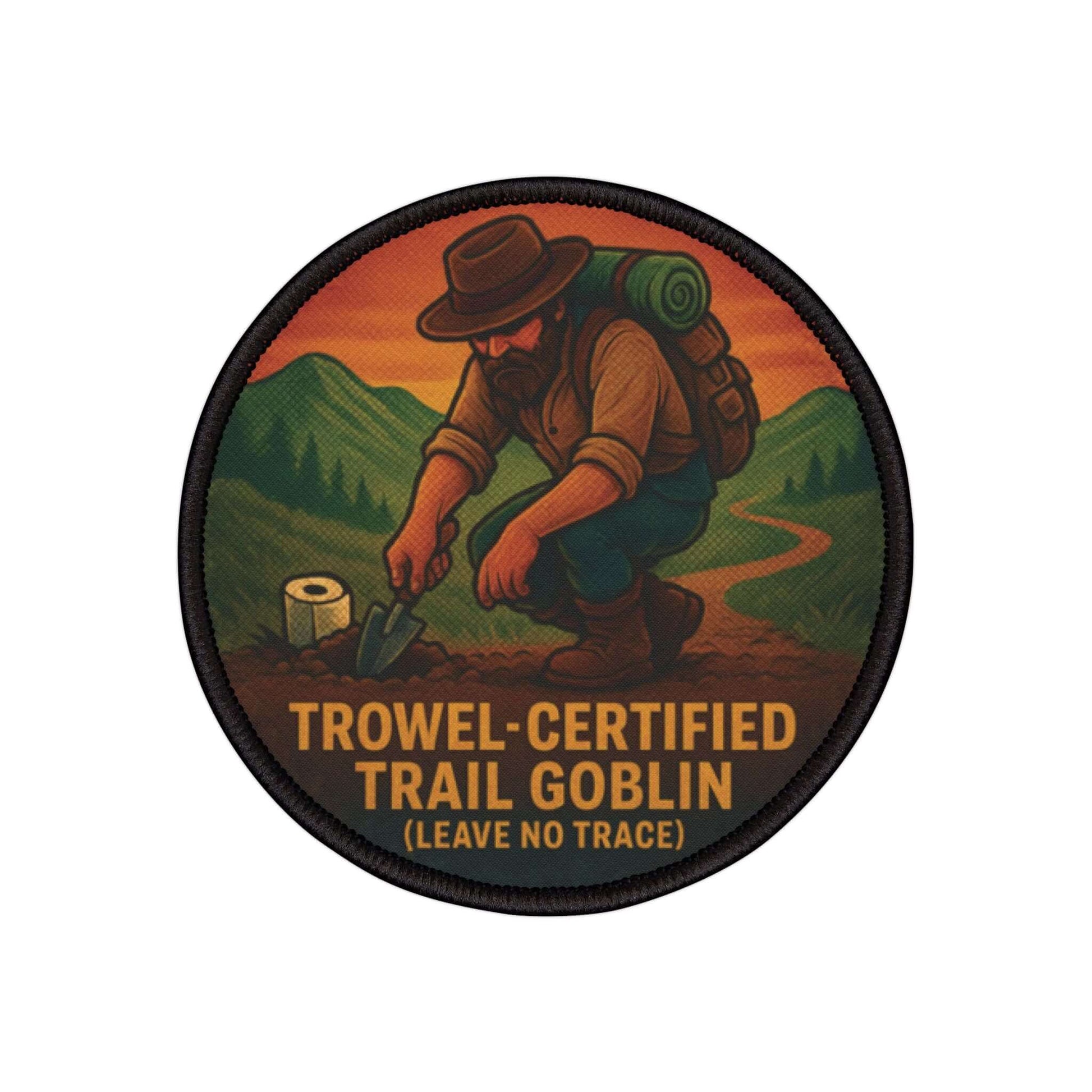 Forest Dumper patch product image on a clean white background