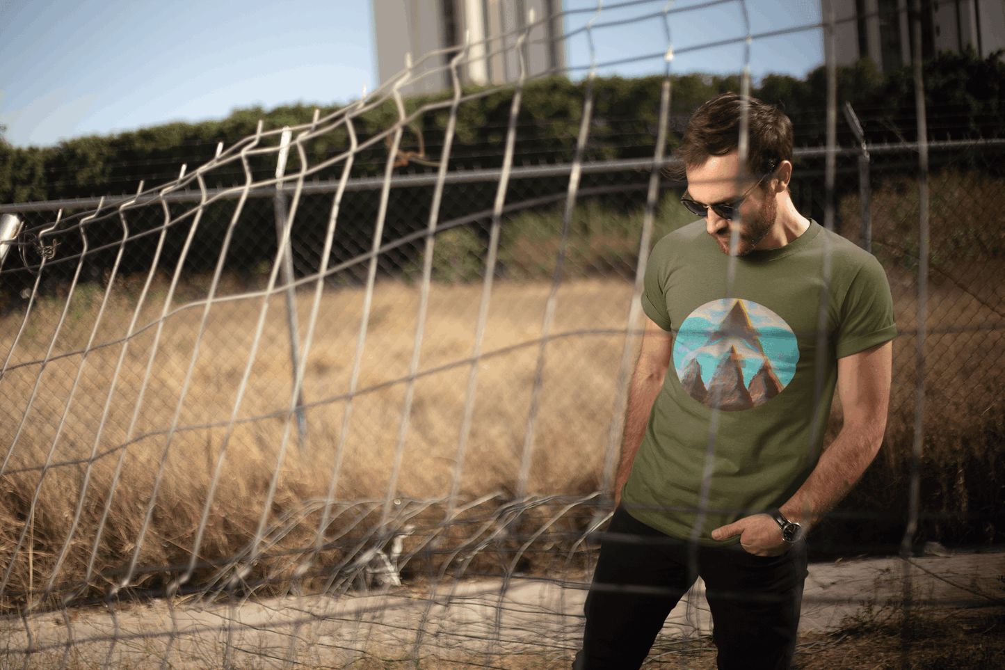 Fusion Peak Men's Organic Cotton Hiking T-Shirt – Eco Outdoor Tee