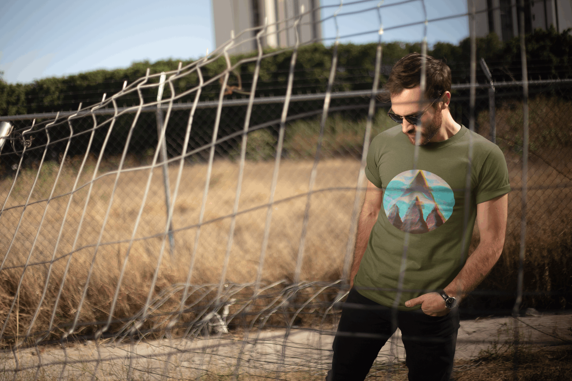 Fusion Peak Men's Organic Cotton Hiking T-Shirt – Eco Outdoor Tee