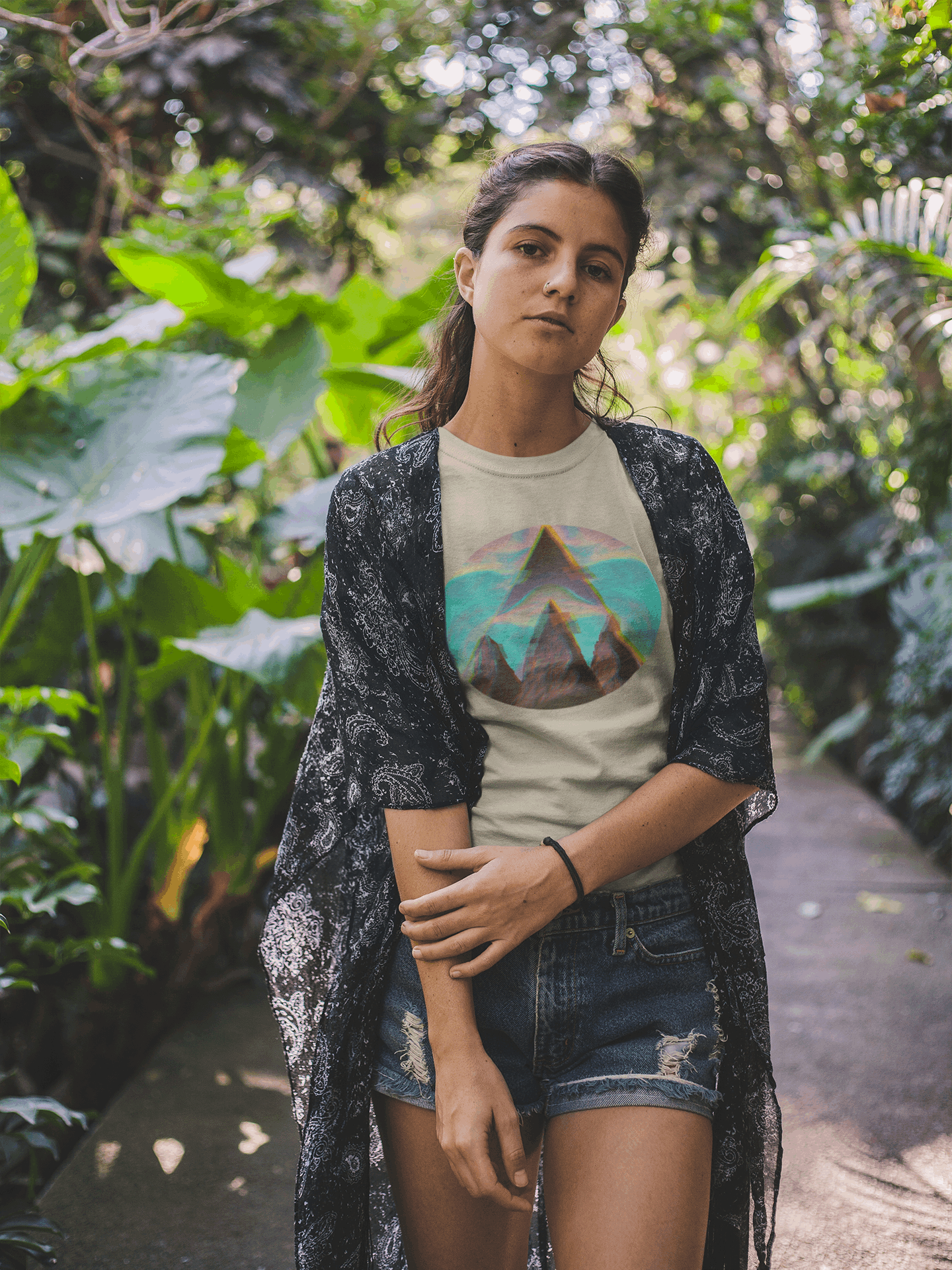 Fusion Peak Women's Organic Cotton T-Shirt – Lightweight Hiking & Outdoor Tee