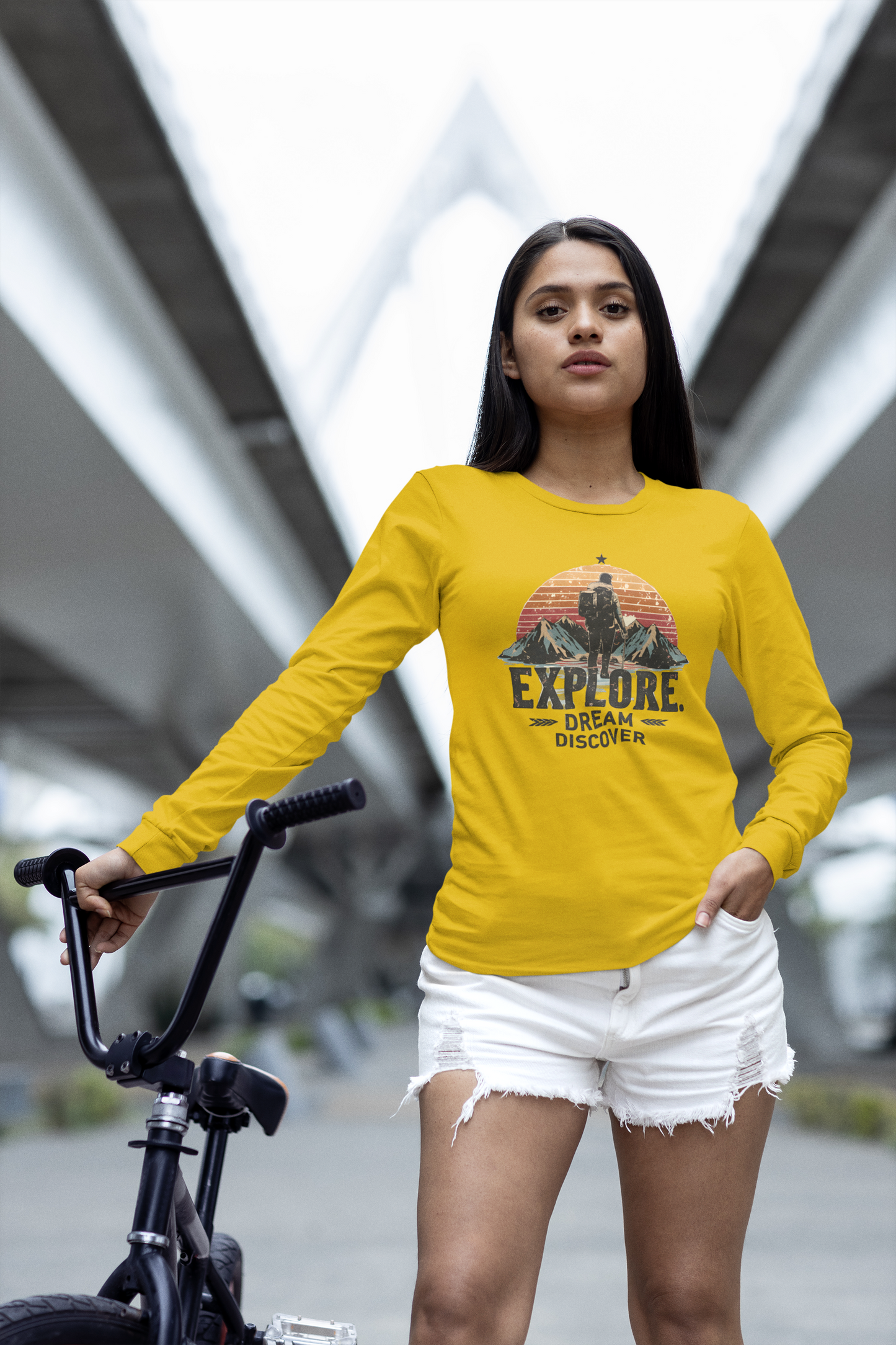 Explorer Ultra Cotton Long Sleeve Tee – Rugged Adventure Shirt for Year-Round Comfort