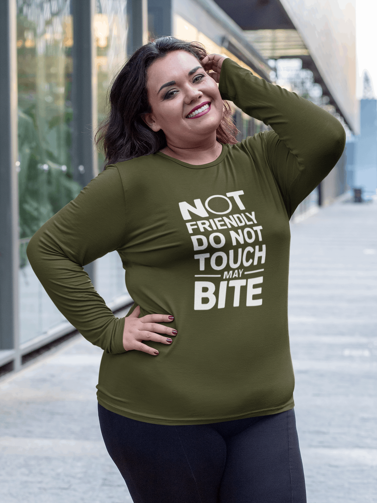 DO NOT TOUCH Long Sleeve Tee – Bold Statement Shirt for Everyday Wear