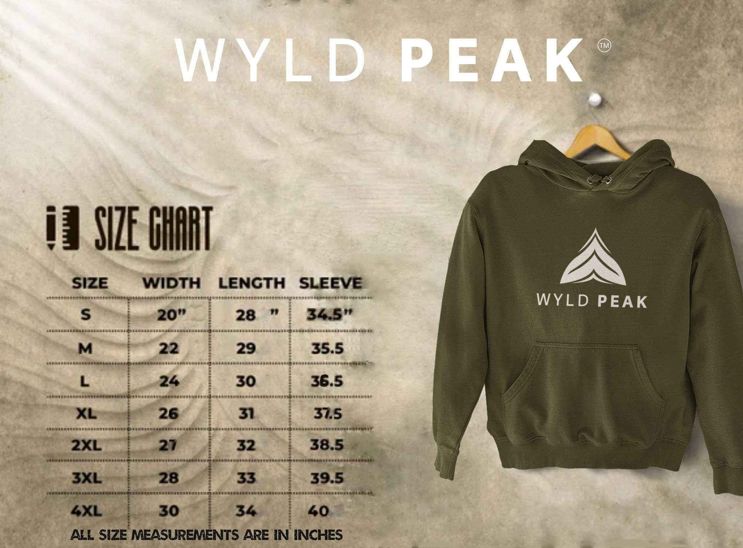Peak Organic Cotton Hoodie – Outdoor Adventure Sweatshirt (Unisex Fit)