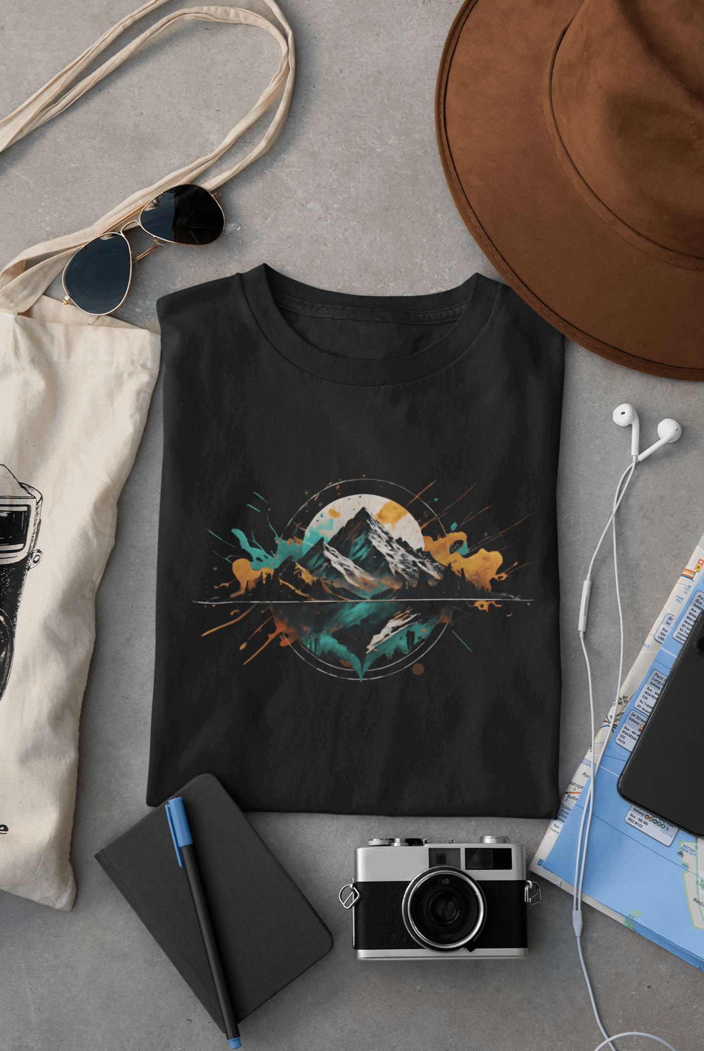 Peak Women's Organic Cotton Hiking T-Shirt – Soft Trail Tee for Outdoor Adventure