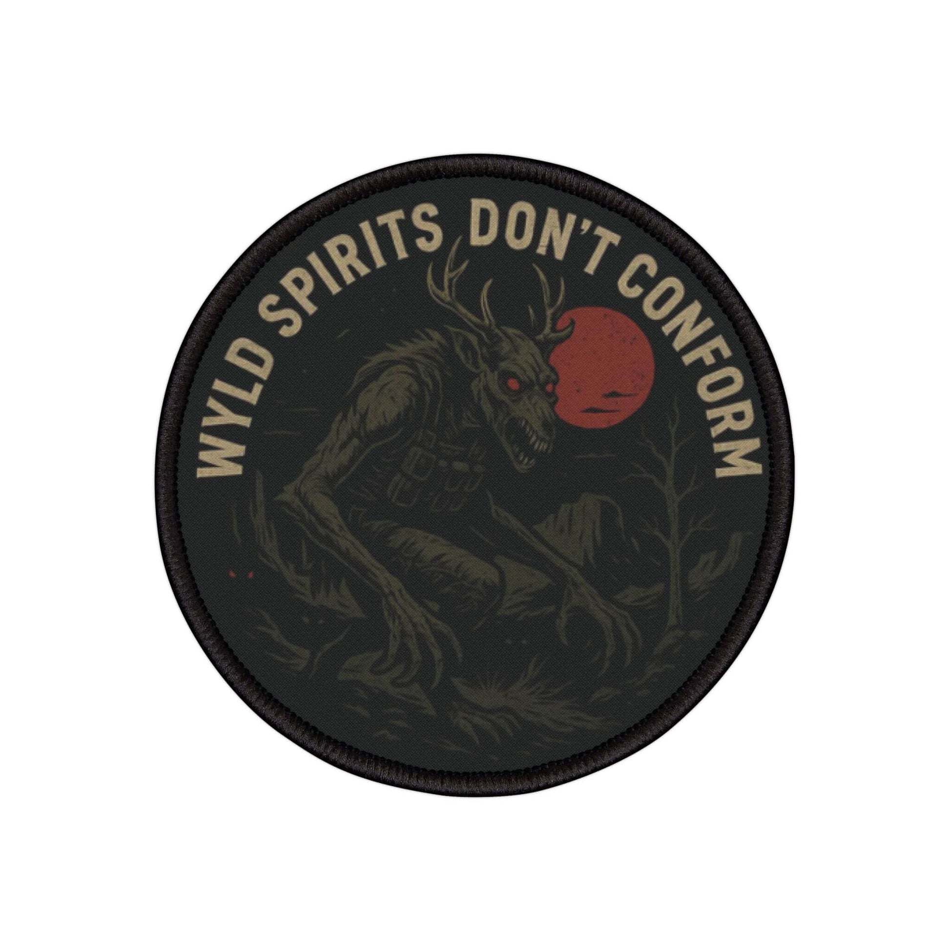 Wyld Peak Skinwalker cryptid patch displayed on a white background