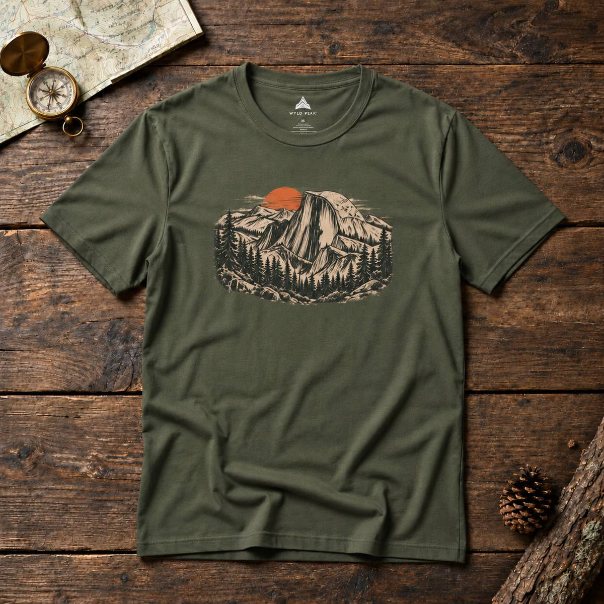 Vintage Yosemite Valley Sunset T-Shirt
