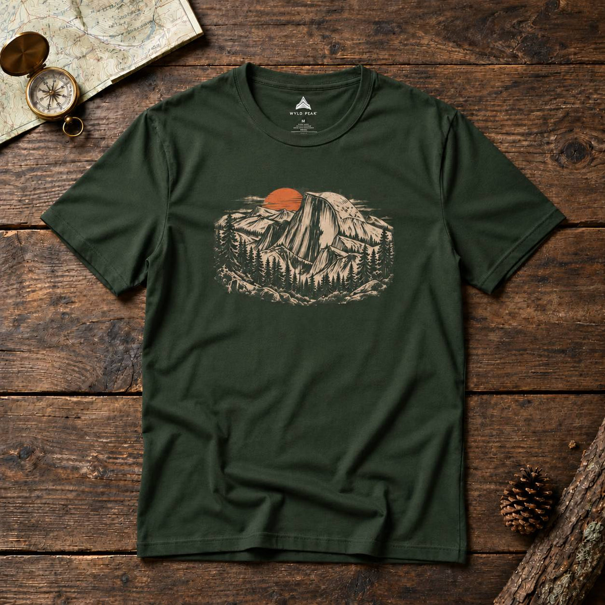 Vintage Yosemite Valley Sunset T-Shirt