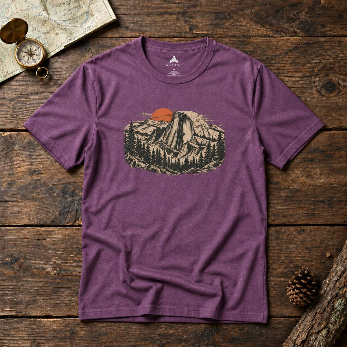Vintage Yosemite Valley Sunset T-Shirt