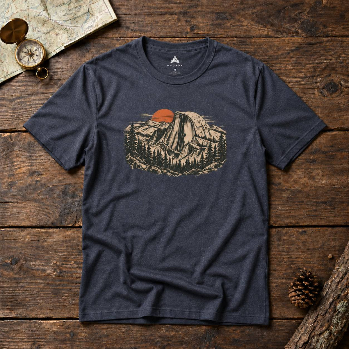 Vintage Yosemite Valley Sunset T-Shirt