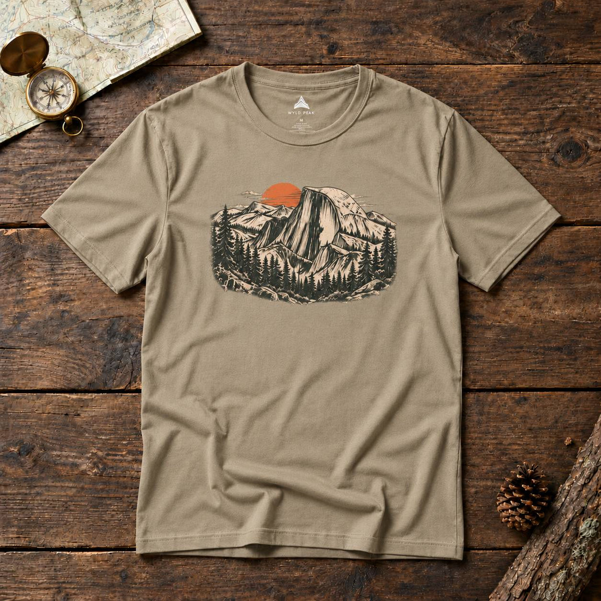 Vintage Yosemite Valley Sunset T-Shirt
